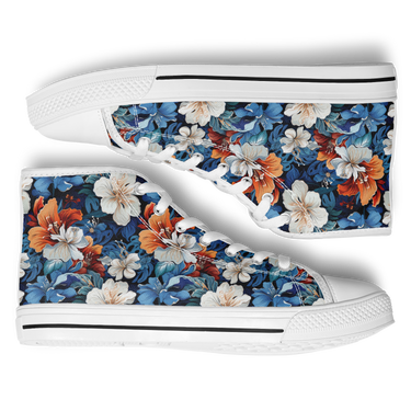 Chokefish™ Urban Peak Retro High Tops-Floral-005